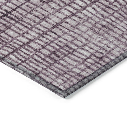 Raeon Purple Washable Indoor-Outdoor Rug