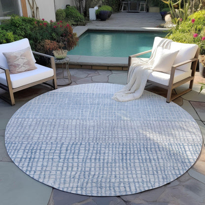 Raeon Sky Washable Indoor-Outdoor Rug