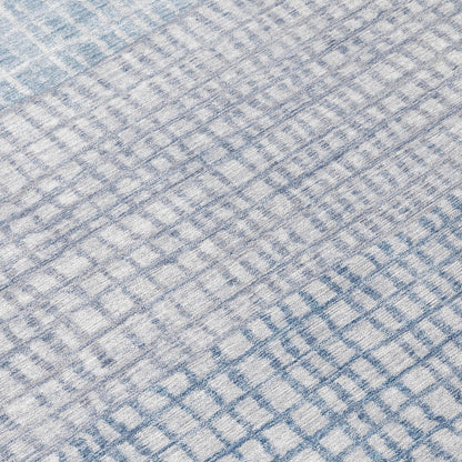 Raeon Sky Washable Indoor-Outdoor Rug