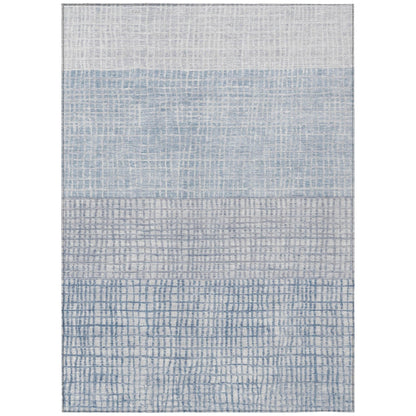 Raeon Sky Washable Indoor-Outdoor Rug