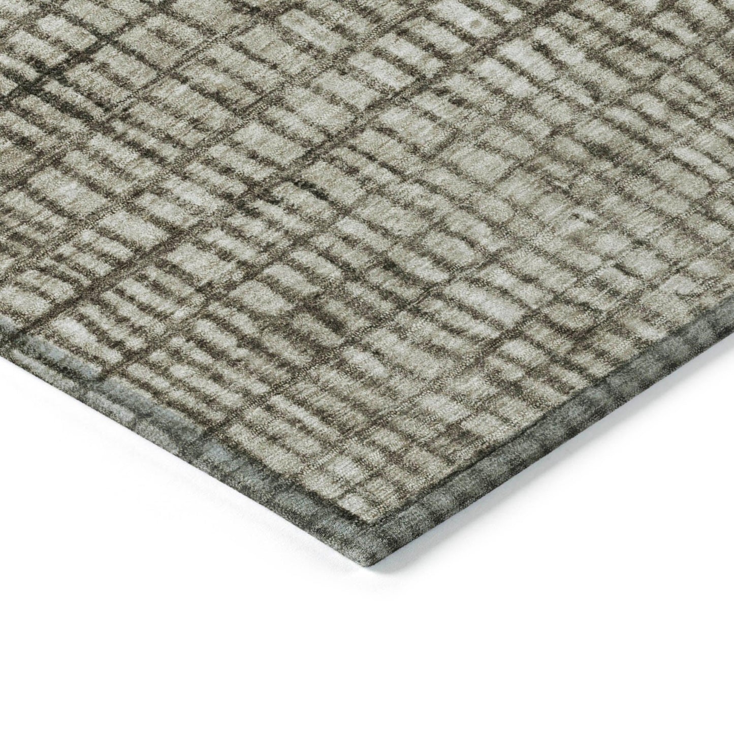 Raeon Taupe Washable Indoor-Outdoor Rug