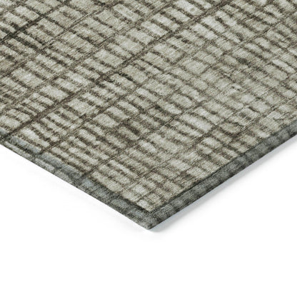 Raeon Taupe Washable Indoor-Outdoor Rug
