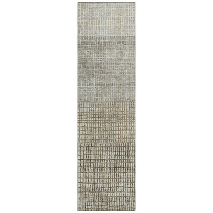Raeon Taupe Washable Indoor-Outdoor Rug