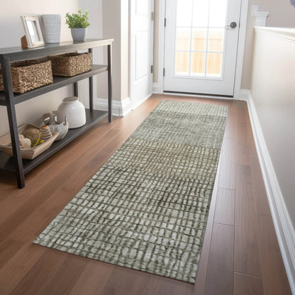 Raeon Taupe Washable Indoor-Outdoor Rug