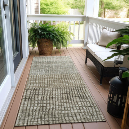 Raeon Taupe Washable Indoor-Outdoor Rug
