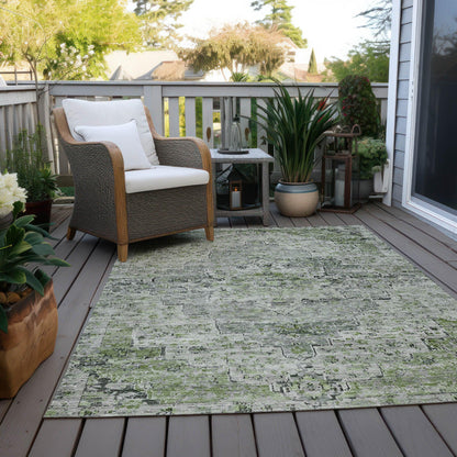 Raeor Aloe Washable Indoor-Outdoor Rug