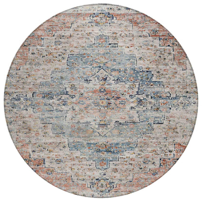 Raeor Beige Washable Indoor-Outdoor Rug