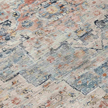 Raeor Beige Washable Indoor-Outdoor Rug