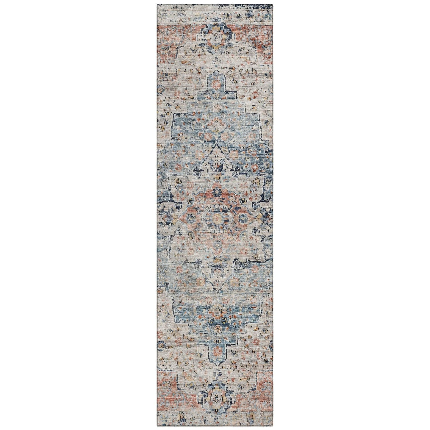 Raeor Beige Washable Indoor-Outdoor Rug