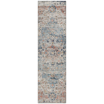 Raeor Beige Washable Indoor-Outdoor Rug