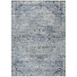 Raeor Blue Washable Indoor-Outdoor Rug