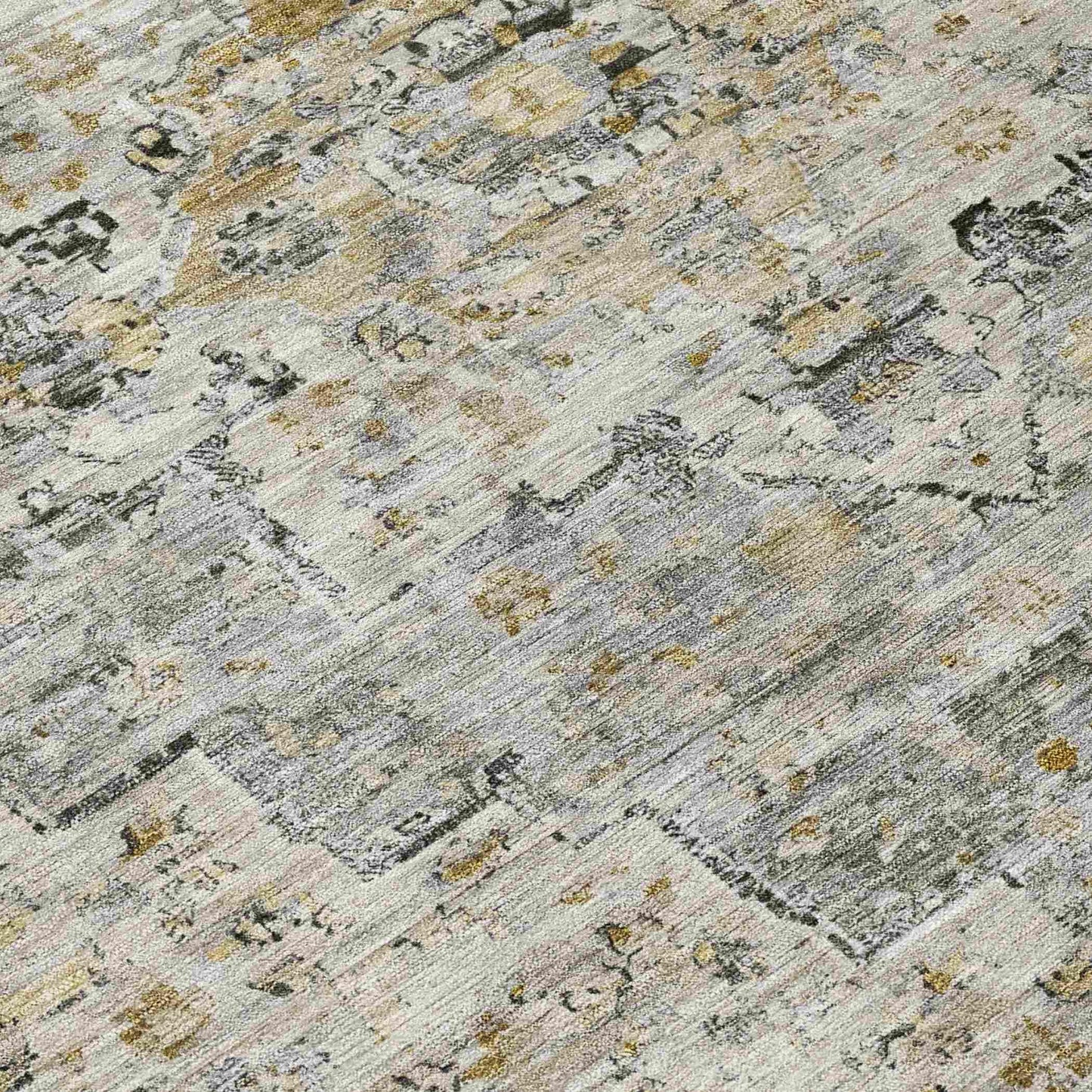 Raeor Brown Washable Indoor-Outdoor Rug