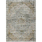 Raeor Brown Washable Indoor-Outdoor Rug