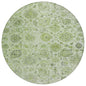Raeora Green Washable Indoor-Outdoor Rug