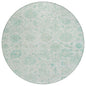 Raeora Teal Washable Indoor-Outdoor Rug