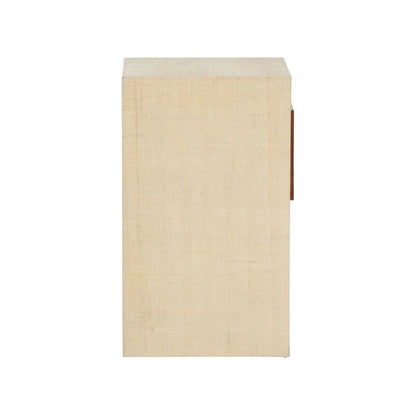 Raffia Covered Book Nook Table - LOOMLAN - Wildwood - Side Tables