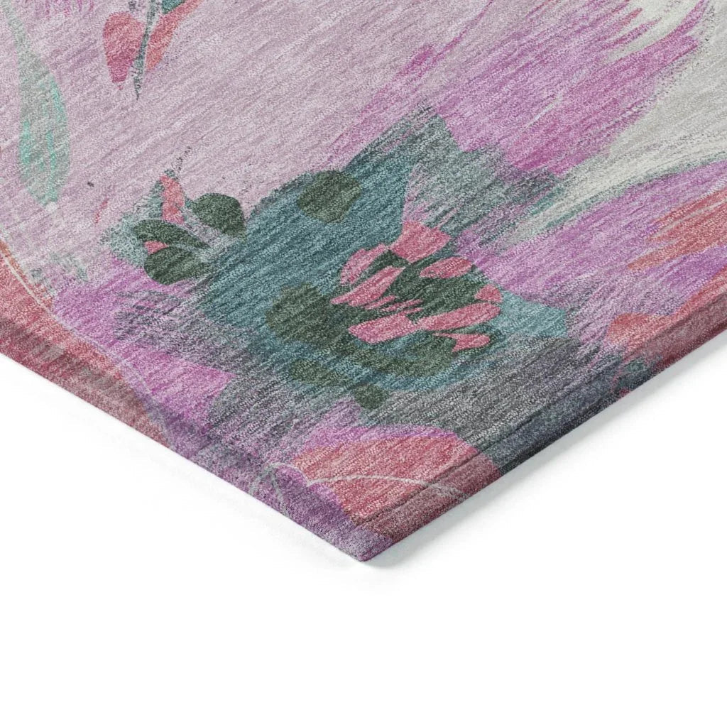 Raffila Teal Washable Indoor - Outdoor Rug - LOOMLAN - LOOMLAN Rugs - Outdoor Rugs