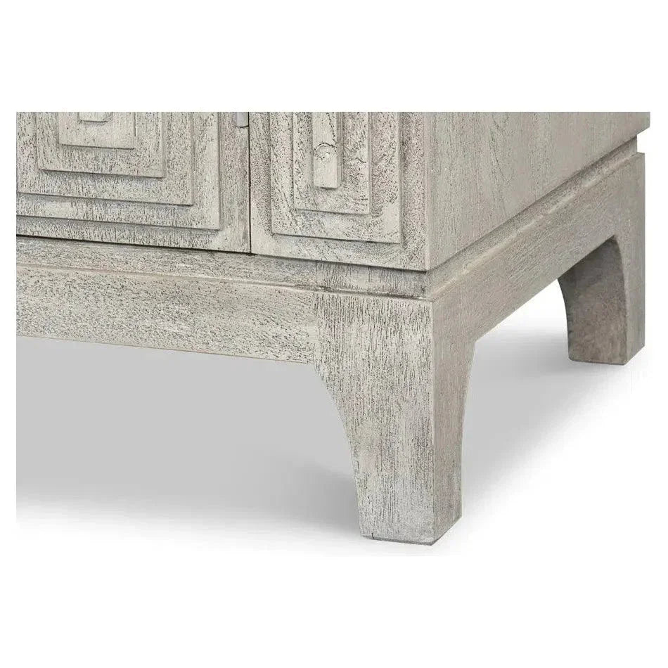 Rafina Three Door Cabinet For Living Room - LOOMLAN - Sarreid - Sideboards