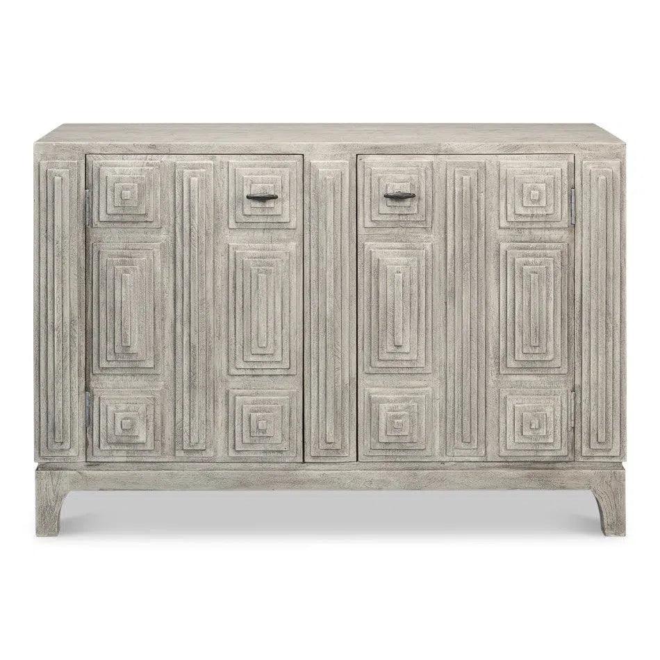 Rafina Two Door Cabinet For Living Room - LOOMLAN - Sarreid - Sideboards