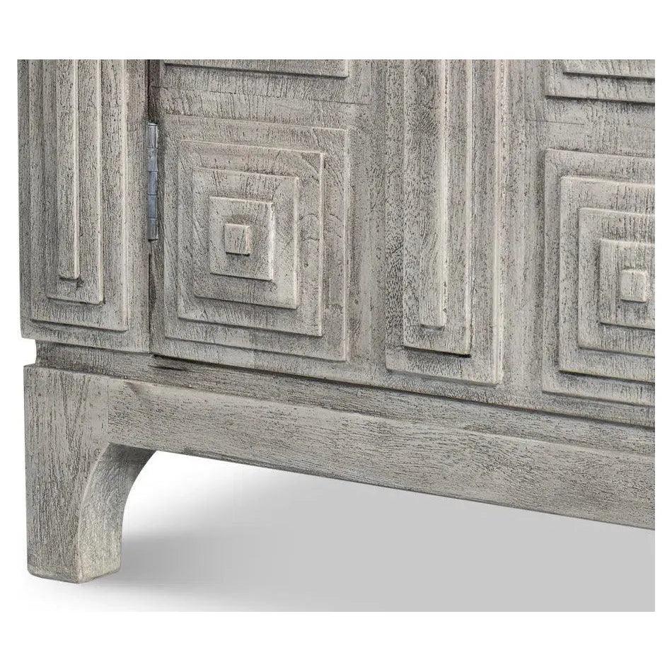 Rafina Two Door Cabinet For Living Room - LOOMLAN - Sarreid - Sideboards