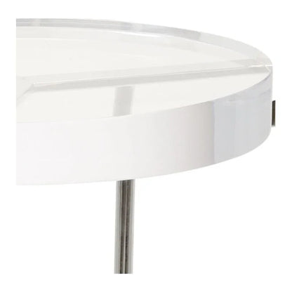 Ragsdale Acrylic Tripod Base Side Table - LOOMLAN - Chelsea House - Side Tables
