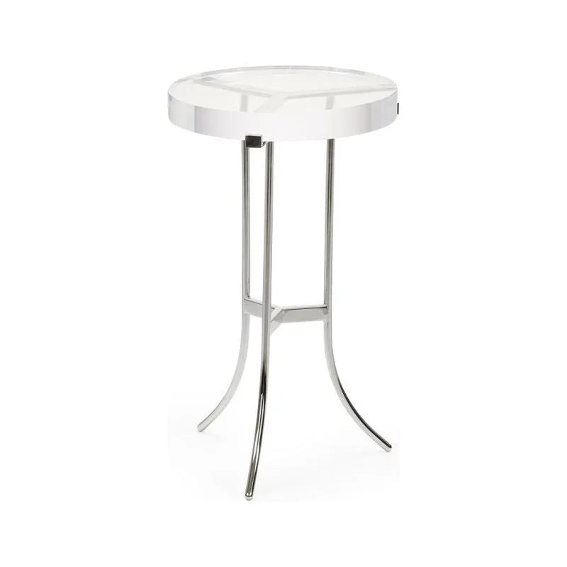 Ragsdale Acrylic Tripod Base Side Table - LOOMLAN - Chelsea House - Side Tables