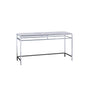 Raiden Sleek White Marble Console Table - LOOMLAN - Bassett Mirror - Console Tables