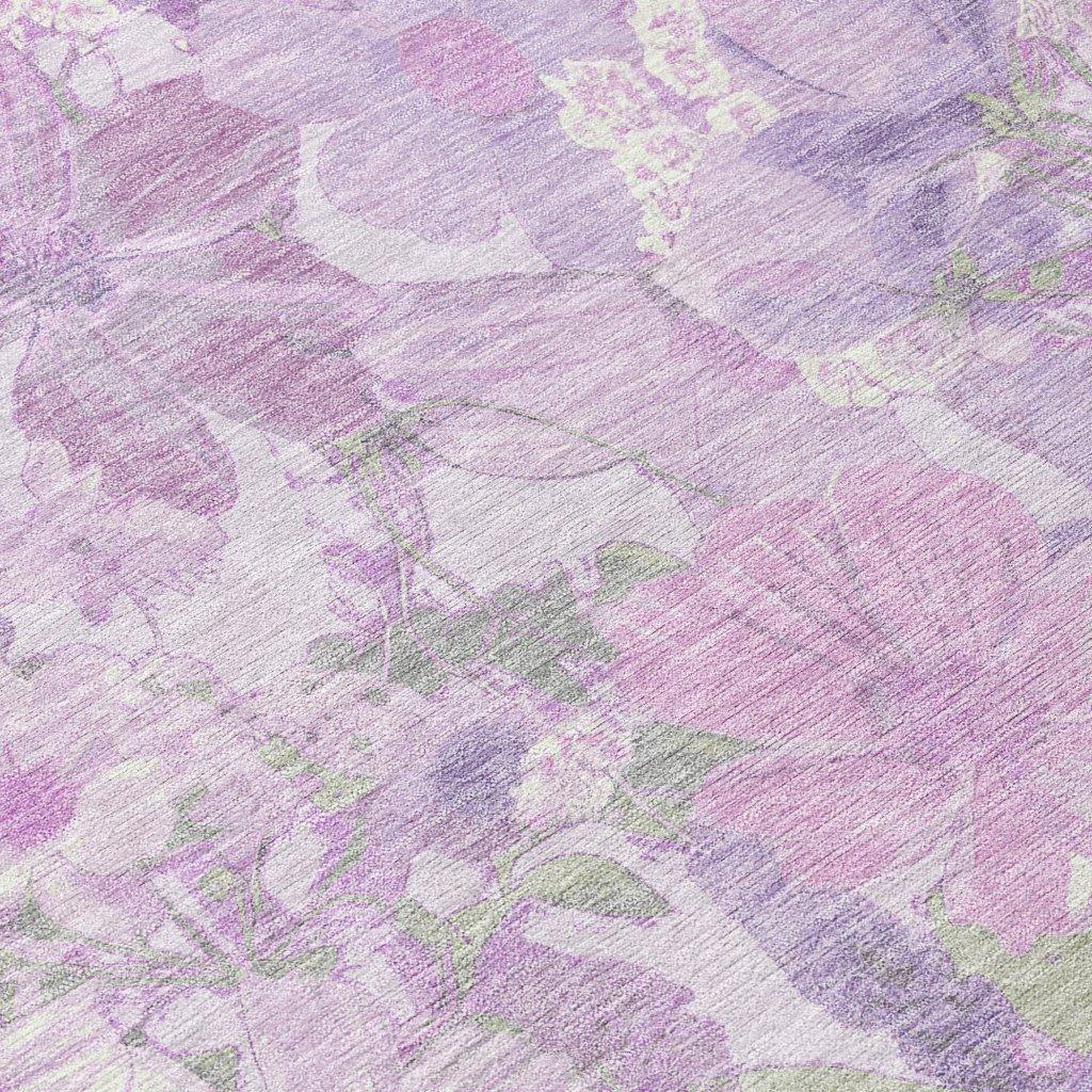 Raimana Purple Washable Indoor - Outdoor Rug - LOOMLAN - LOOMLAN Rugs - Outdoor Rugs
