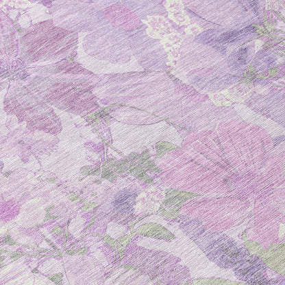 Raimana Purple Washable Indoor - Outdoor Rug - LOOMLAN - LOOMLAN Rugs - Outdoor Rugs