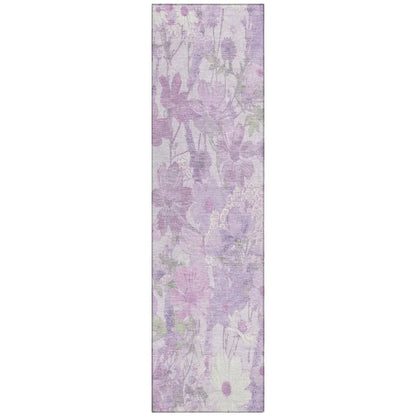 Raimana Purple Washable Indoor - Outdoor Rug - LOOMLAN - LOOMLAN Rugs - Outdoor Rugs