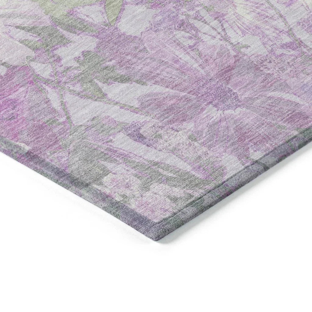 Raimana Purple Washable Indoor - Outdoor Rug - LOOMLAN - LOOMLAN Rugs - Outdoor Rugs