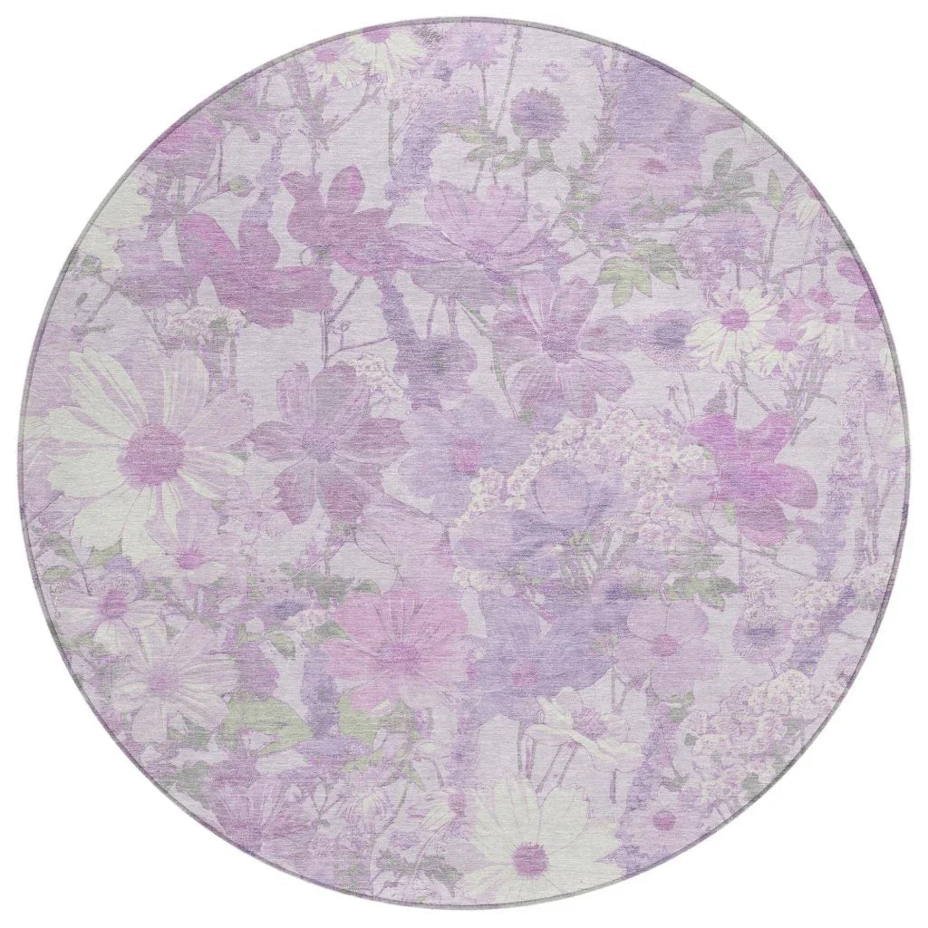 Raimana Purple Washable Indoor - Outdoor Rug - LOOMLAN - LOOMLAN Rugs - Outdoor Rugs