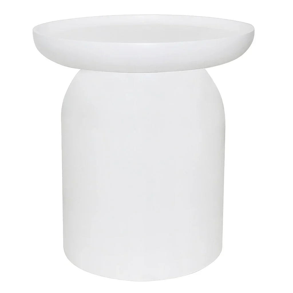 Rain Resin Patio End Table - LOOMLAN - Artesia - Outdoor Side Tables