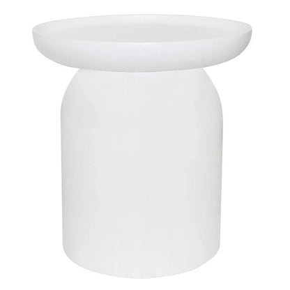 Rain Resin Patio End Table - LOOMLAN - Artesia - Outdoor Side Tables