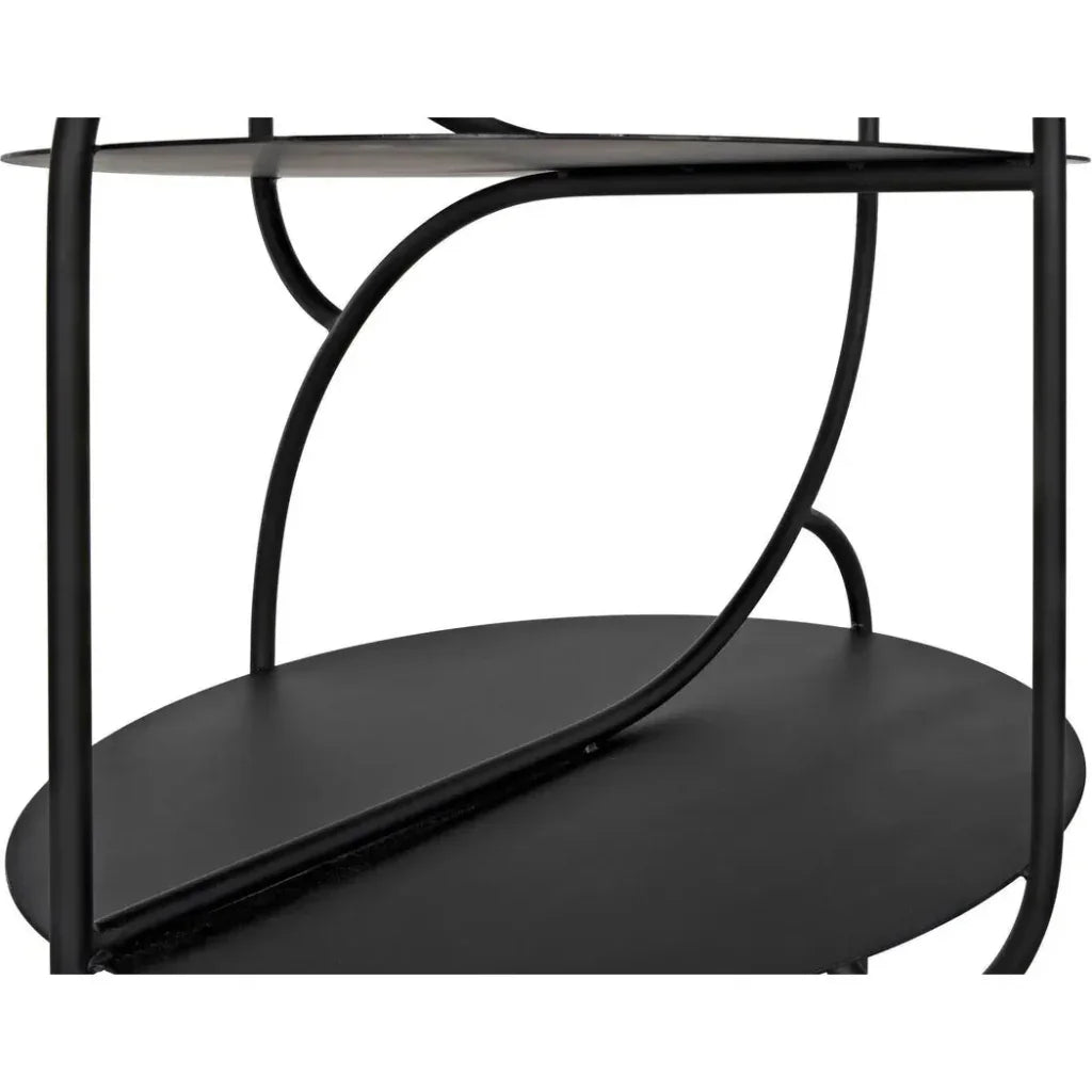 Rain Shelf-Etageres-Noir-LOOMLAN