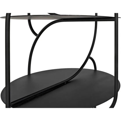 Rain Shelf-Etageres-Noir-LOOMLAN