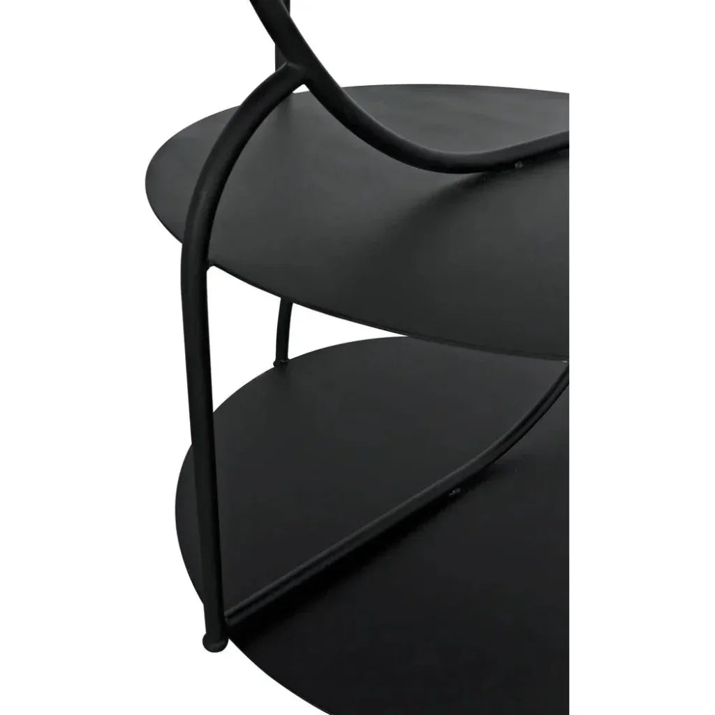 Rain Shelf-Etageres-Noir-LOOMLAN