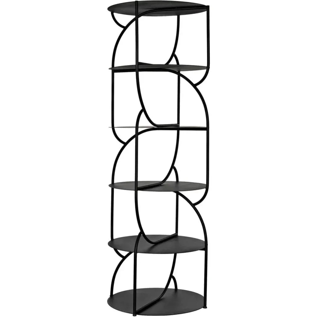 Rain Shelf-Etageres-Noir-LOOMLAN