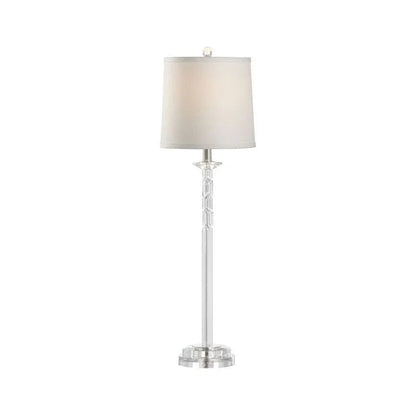 Raleigh Buffet Modern Crystal Base Table Lamp - LOOMLAN - Chelsea House - Table Lamps