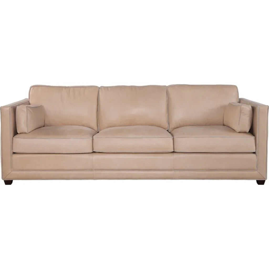 Raleigh Selena Champis Leather Sofa - LOOMLAN - Olivia + Quinn - Sofas & Loveseats