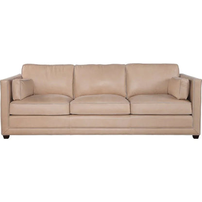 Raleigh Selena Champis Leather Sofa - LOOMLAN - Olivia + Quinn - Sofas & Loveseats
