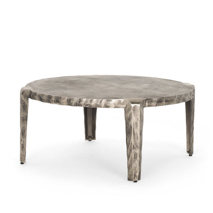 Randy Aluminum Round Coffee Table