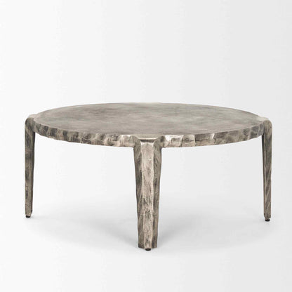Randy Aluminum Round Coffee Table
