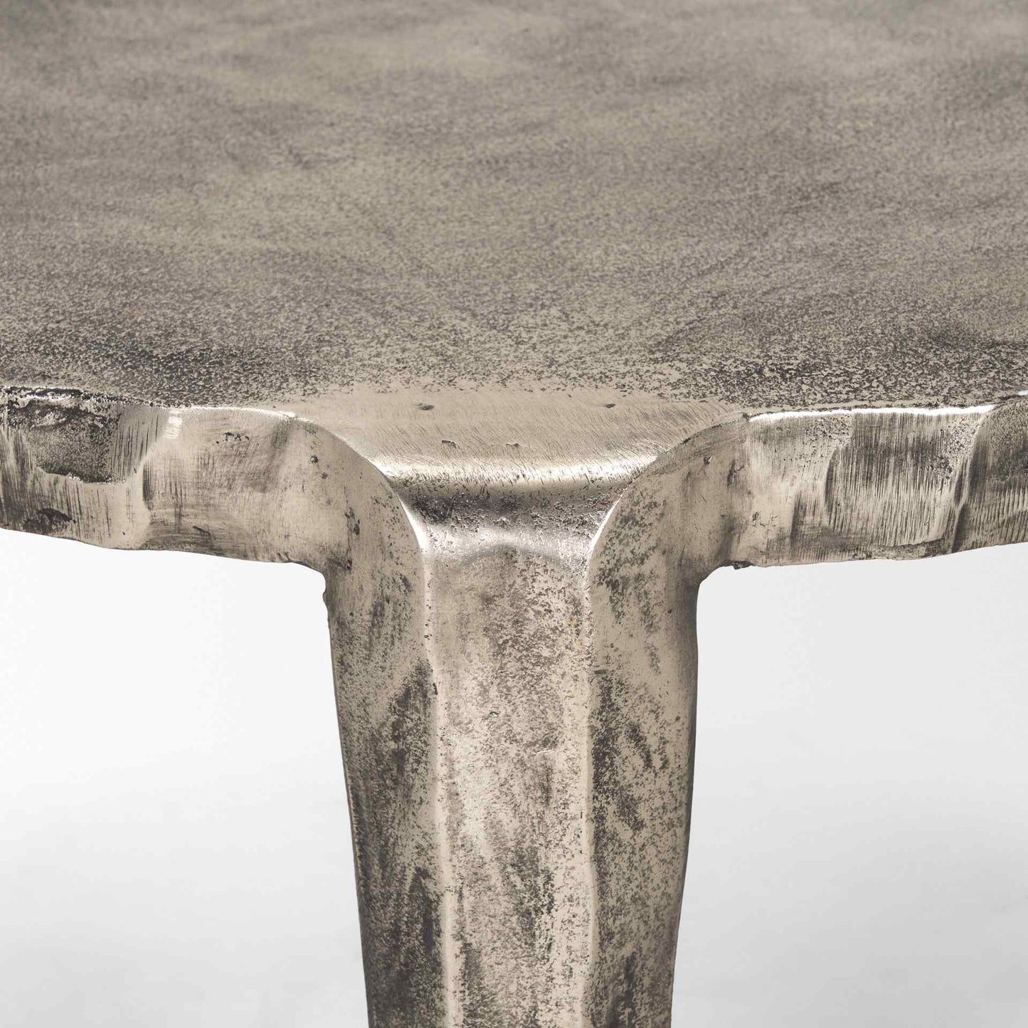 Randy Aluminum Round Coffee Table