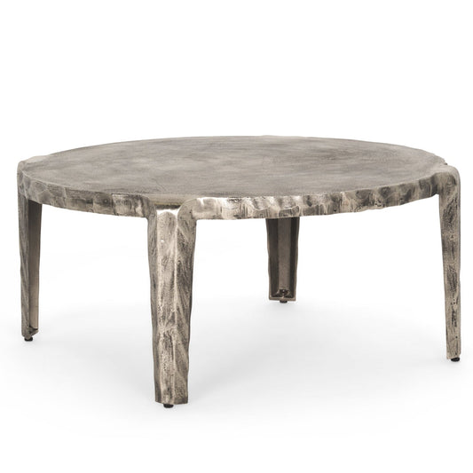 Randy Aluminum Round Coffee Table