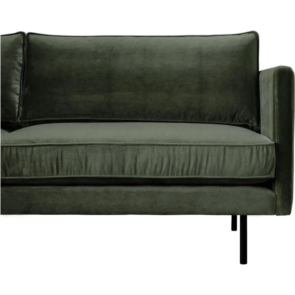 Raphael Performance Fabric and Solid Wood Green Sofa - LOOMLAN - Moe's Home - Sofas & Loveseats