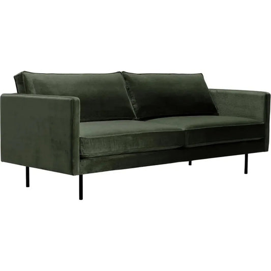 Raphael Performance Fabric and Solid Wood Green Sofa - LOOMLAN - Moe's Home - Sofas & Loveseats