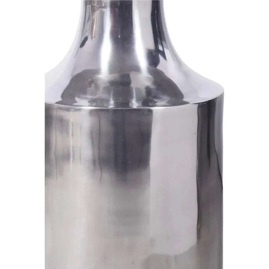 Rassa Aluminum Round Accent Table - LOOMLAN - Moe's Home - Side Tables