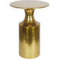 Rassa Aluminum Round Accent Table - LOOMLAN - Moe's Home - Side Tables
