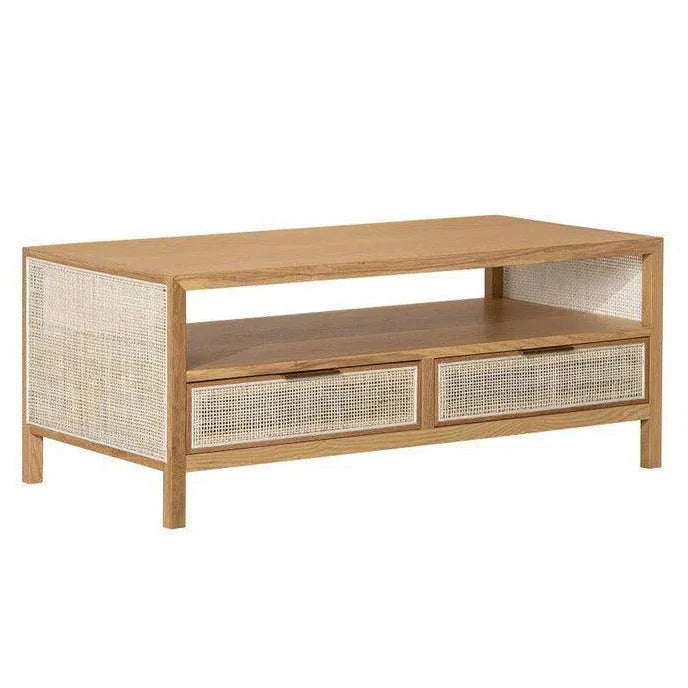 Rattan Coffee Table - Natural - LOOMLAN - LH Imports - Coffee Tables